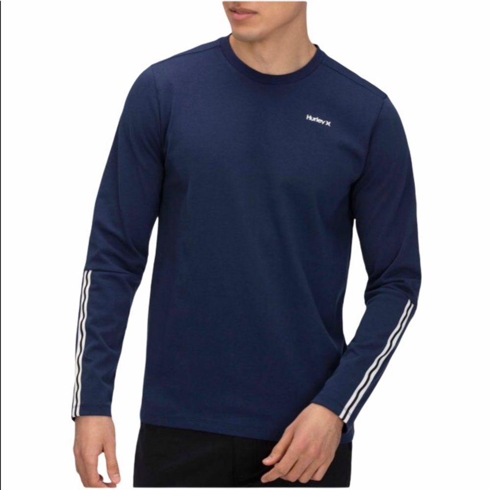 HURLEY Men’s Sz M, 100% Cotton Long Sleeve T-Shirt, NWT